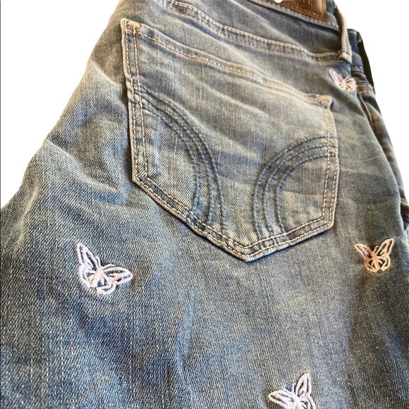 CLEARANCE Hollister High Rise Super Skinny Jeans Butterfly NWT SIZE 3 - Picture 6 of 6